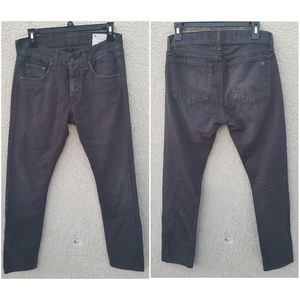 Rag & Bone Slim Straight Fit 3 Charcoal Jeans
